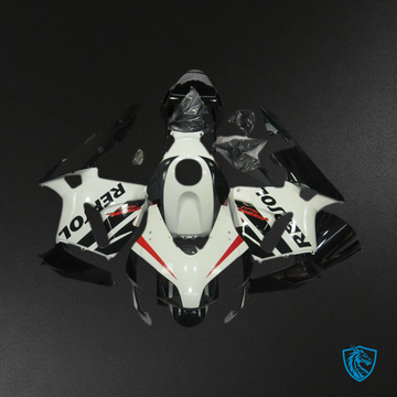 Honda CBR600RR (2003-2004) White & Black About OEM Design - Custom ABS Fairing Kit