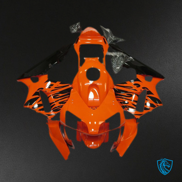Honda CBR600RR (2003-2004) Tribal Orange - Custom ABS Fairing Kit