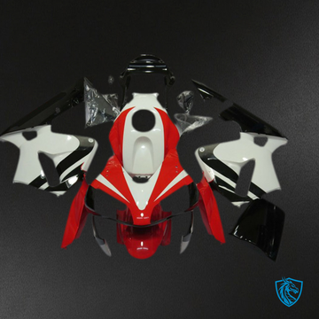 Honda CBR600RR (2003-2004) White, Red & Black OEM - MERGEment Motorcycle Fairings Kit