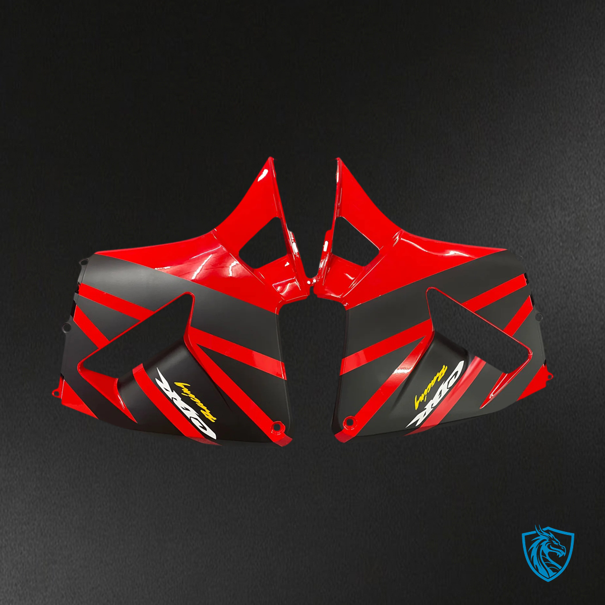 Honda CBR600RR (2003 2004) Black & Red - Fairing Kit
