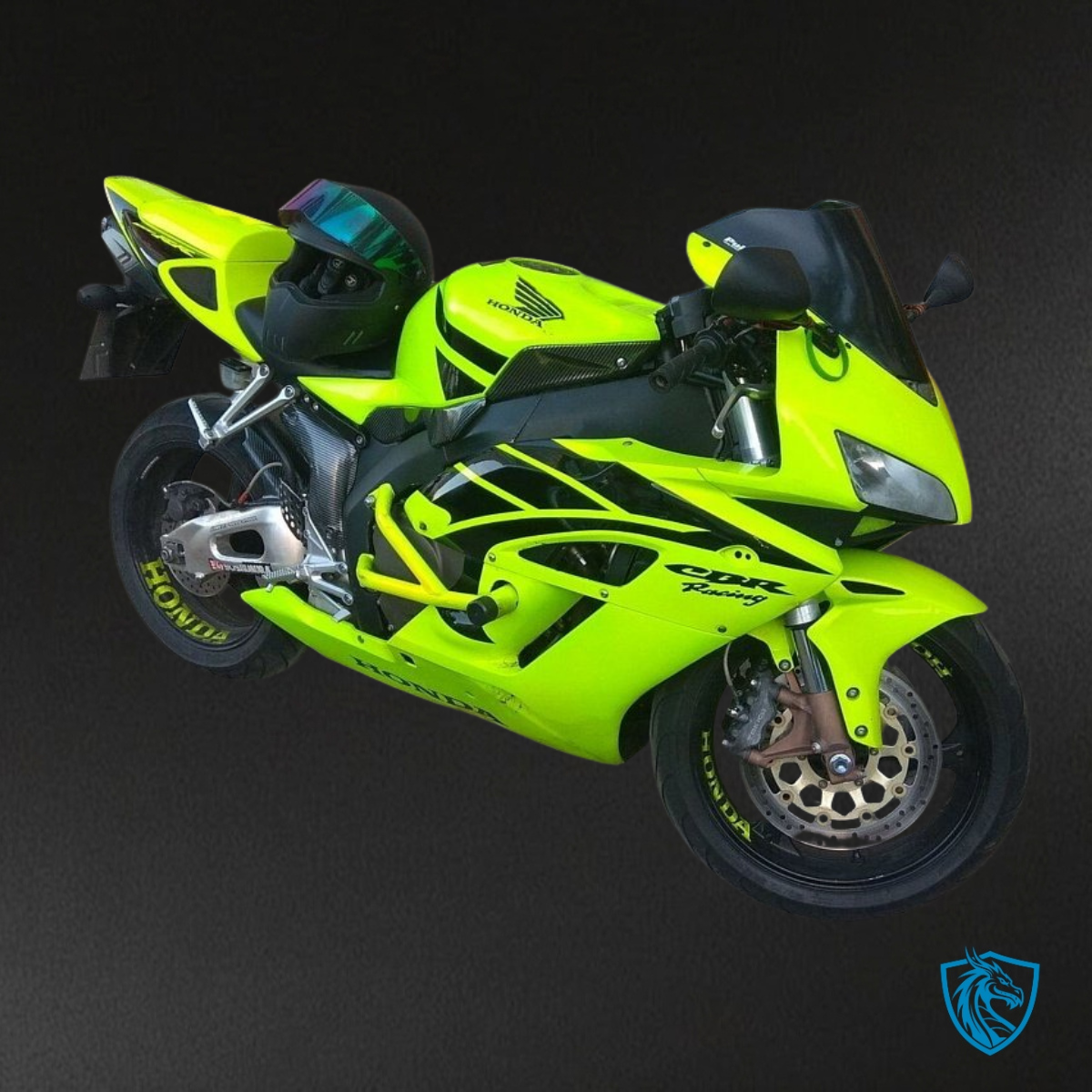 Honda CBR600RR (2005-2006) Green & Black - Custom ABS Fairing Kit