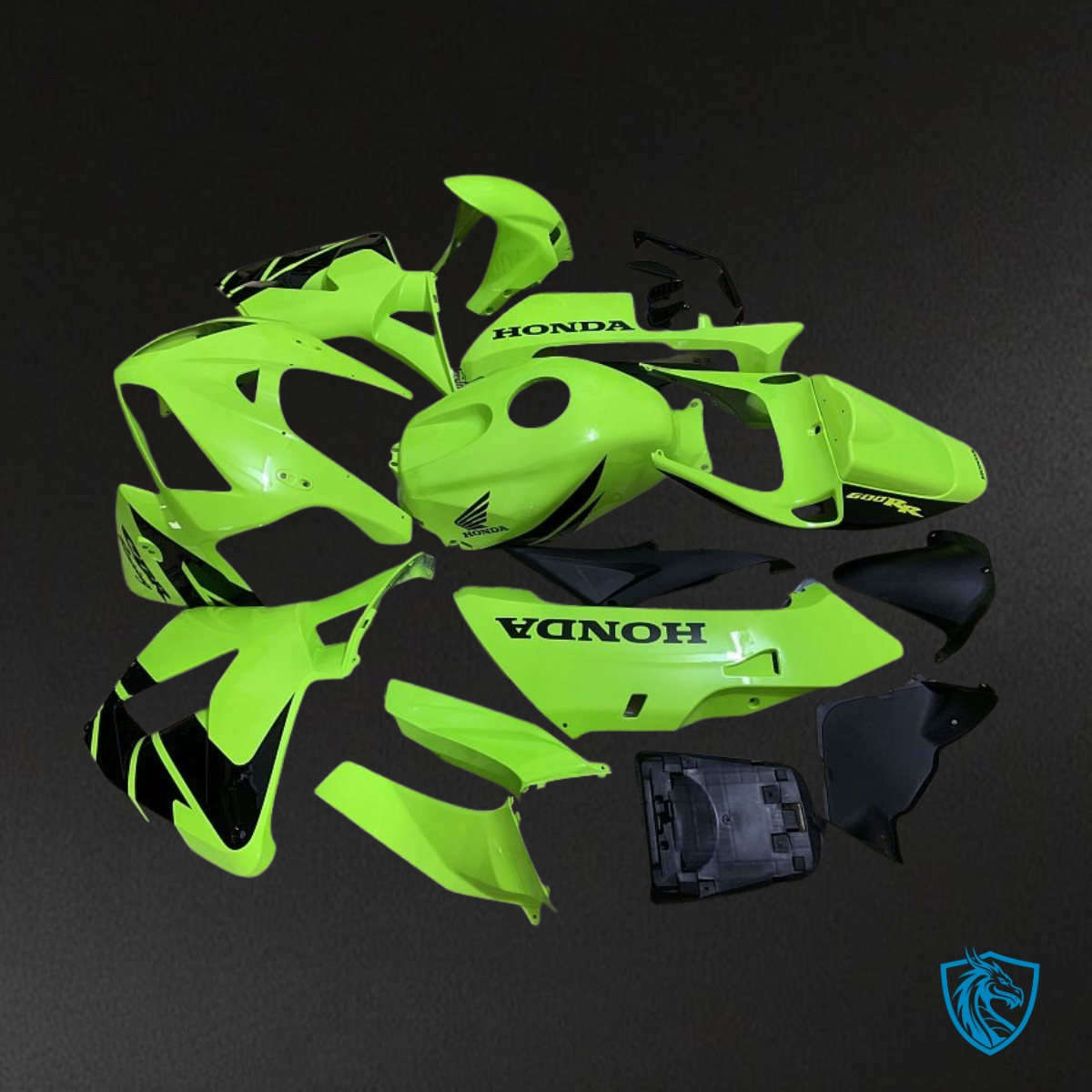 Honda CBR600RR (2005-2006) Green & Black - Custom ABS Fairing Kit