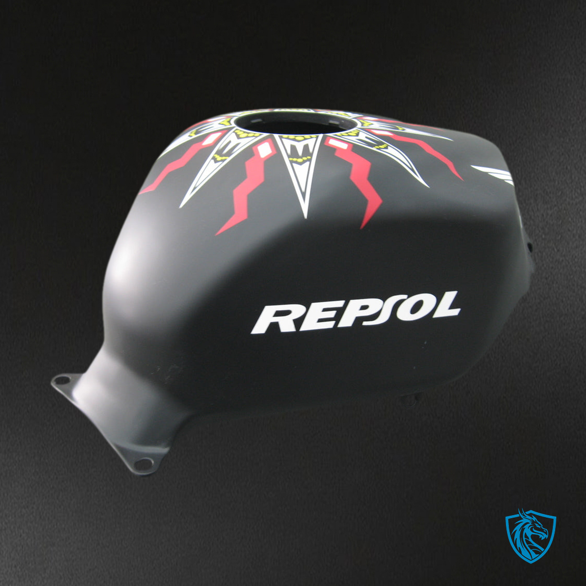 Honda CBR600RR (2005-2006) Black Matt & Red Generic Fairings Kit - Aftermarket ABS Bodywork