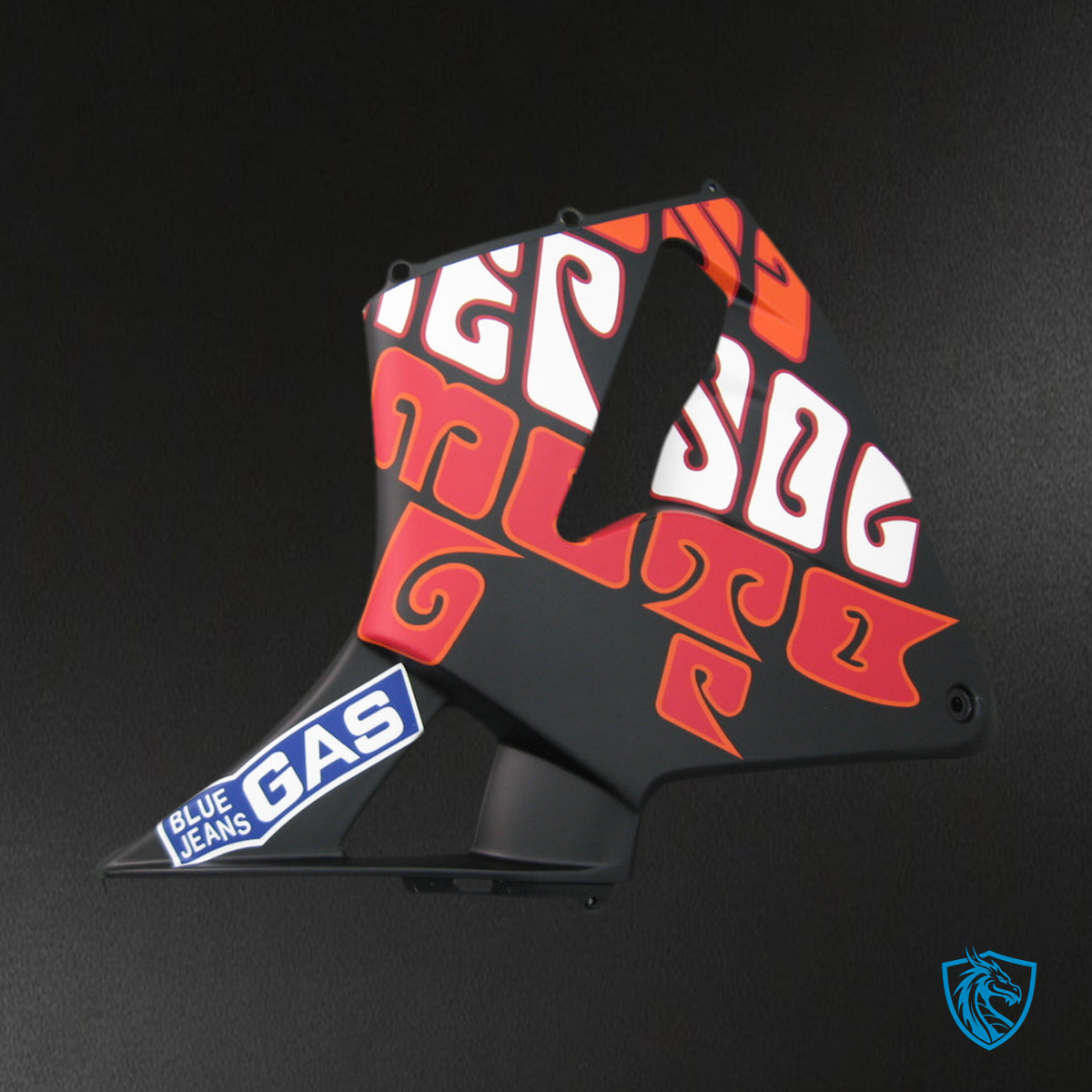 Honda CBR600RR (2005-2006) Black Matt & Red Generic Fairings Kit - Aftermarket ABS Bodywork
