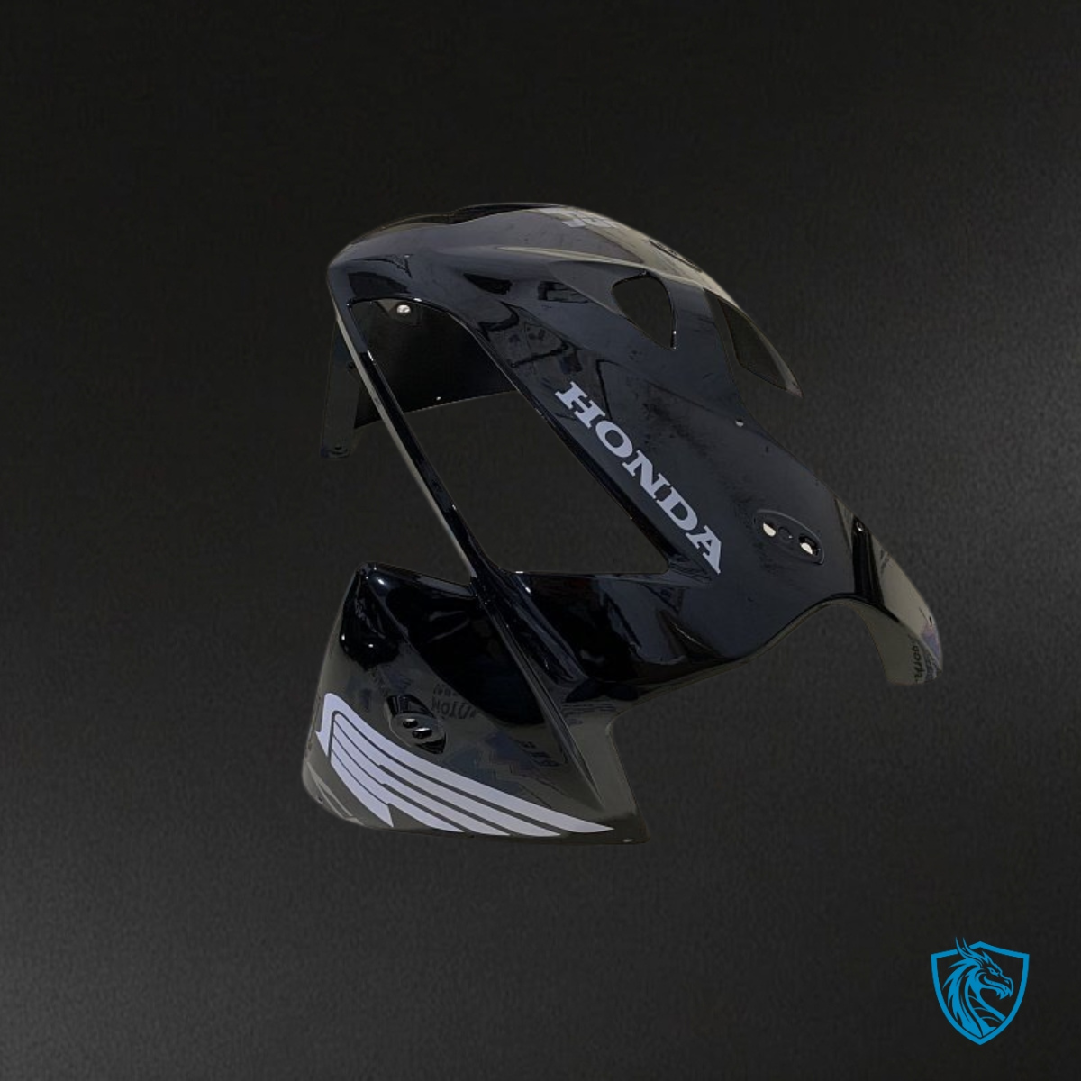 Honda CBR600RR (2005-2006) Black With Logos - MERGEment Motorcycle Fairings Kit