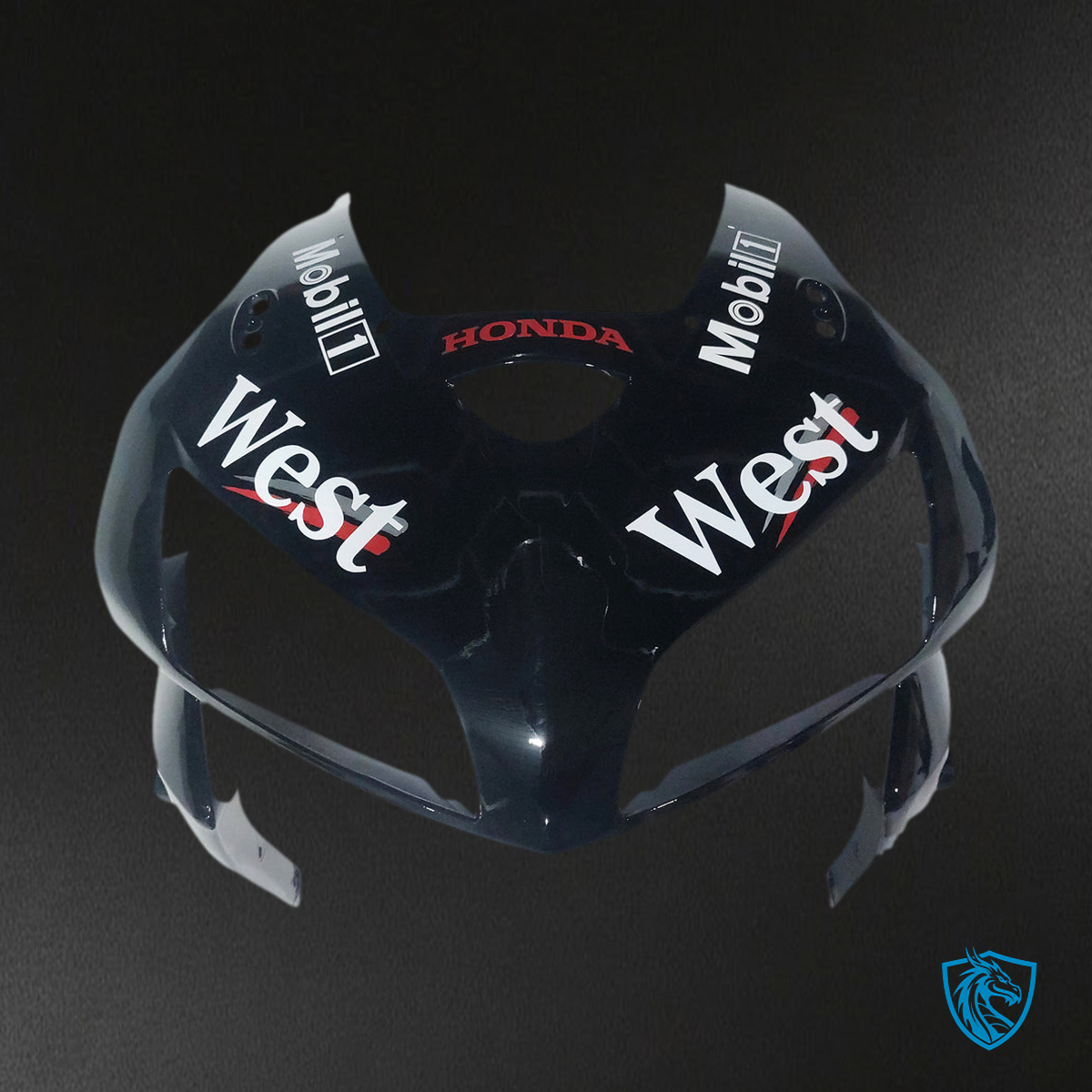 Honda CBR600RR (2005-2006) West Black & White Generic - Custom ABS Fairing Kit