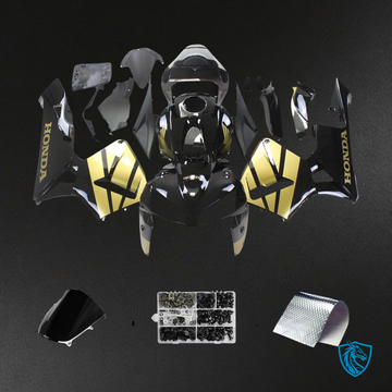 Honda CBR600RR (2005-2006) Black & Gold - Fairing Kit