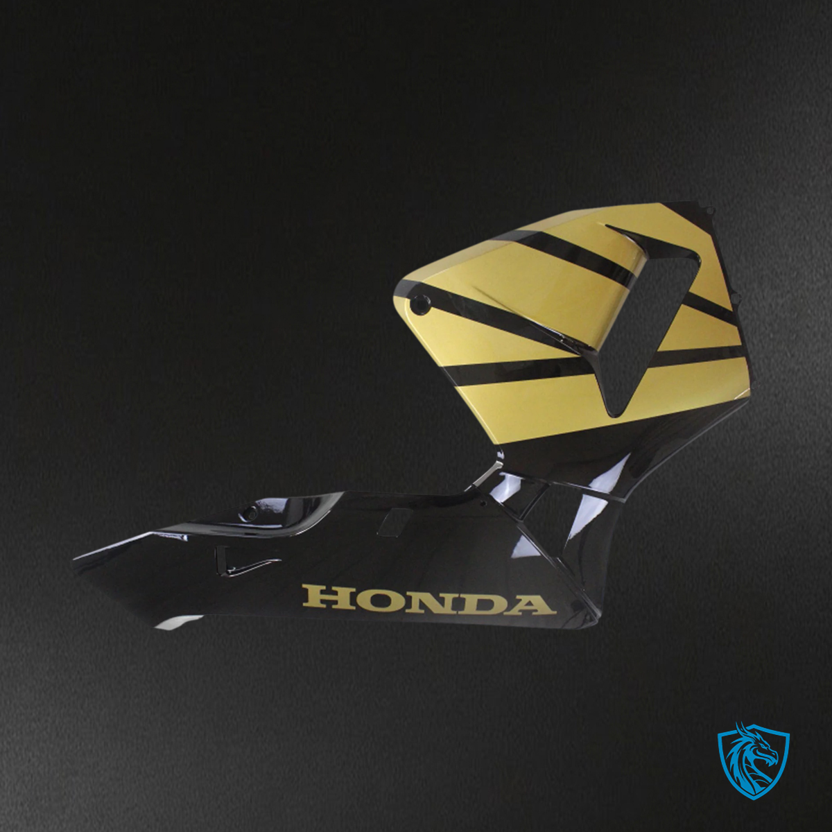 Honda CBR600RR (2005-2006) Black & Gold - Fairing Kit