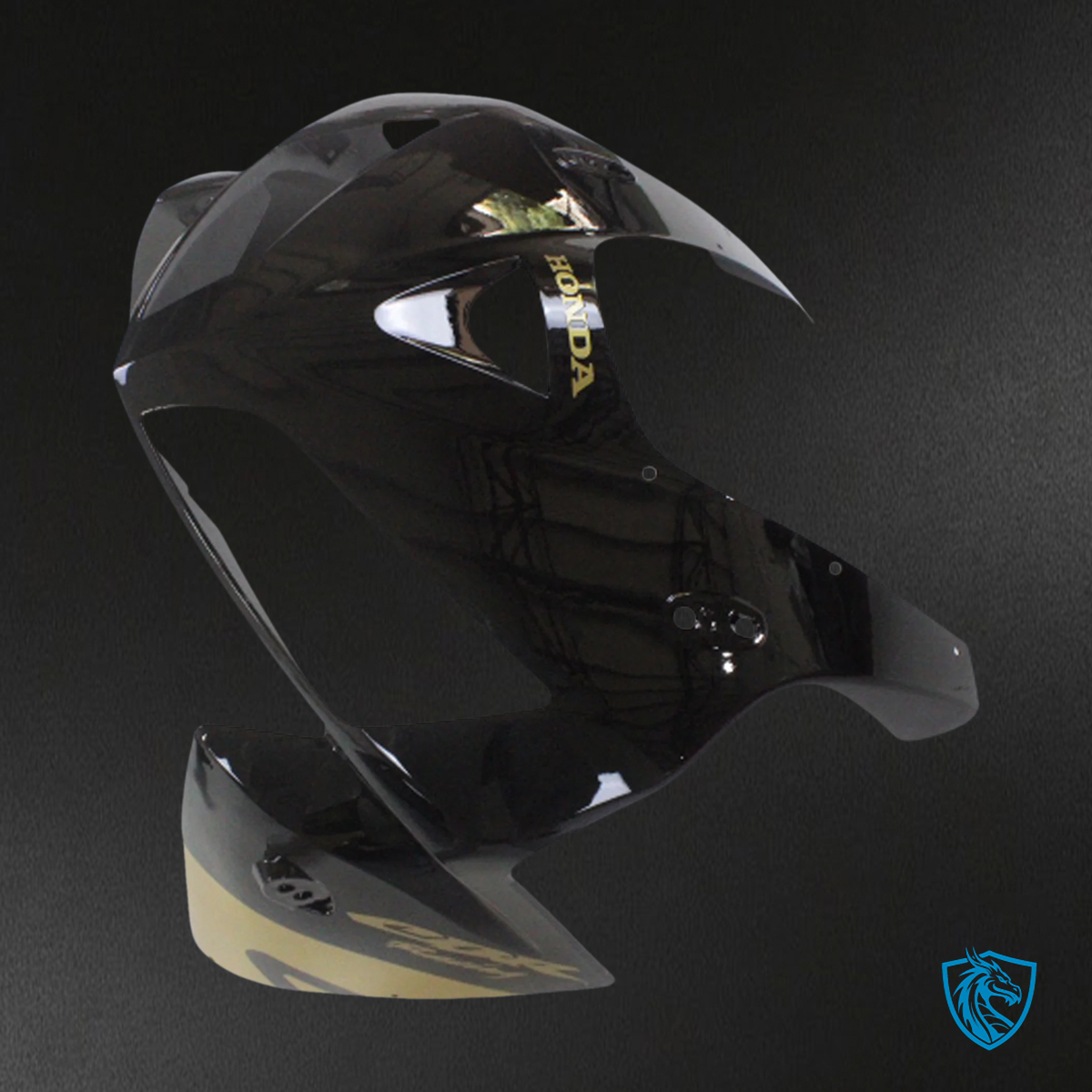 Honda CBR600RR (2005-2006) Black & Gold - Fairing Kit