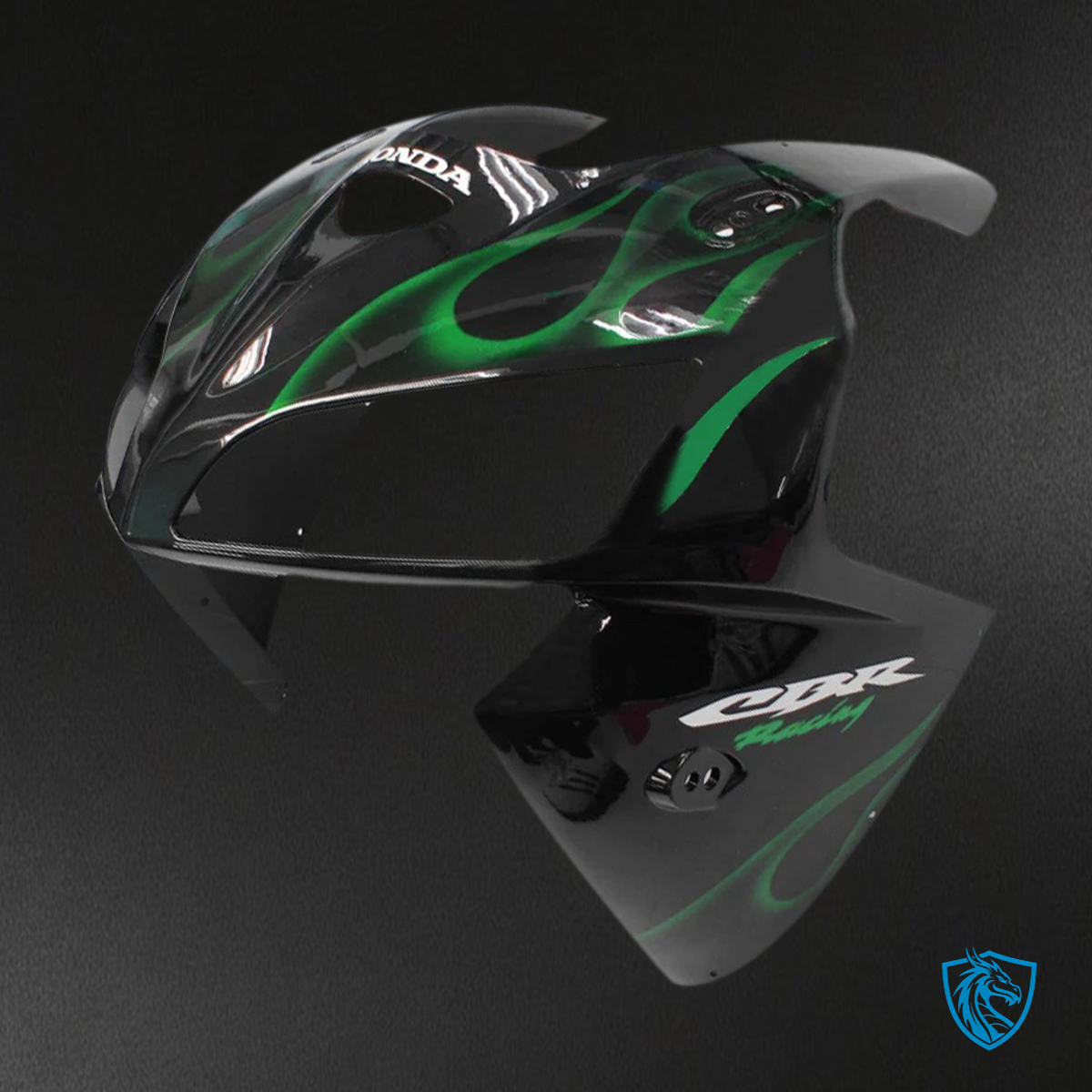 Honda CBR600RR (2005-2006) Black & Green - Fairing Kit