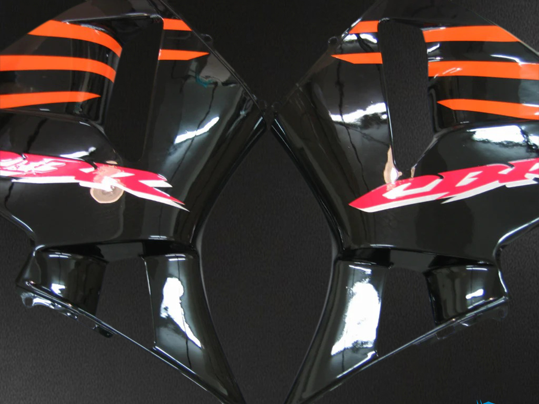 Honda CBR600RR (2005-2006) Black & Orange - Fairing Kit