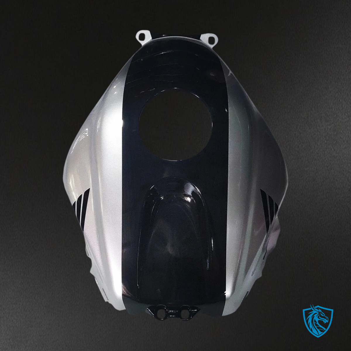Honda CBR600RR (2005-2006) Black & Silver Accent - Fairing Kit