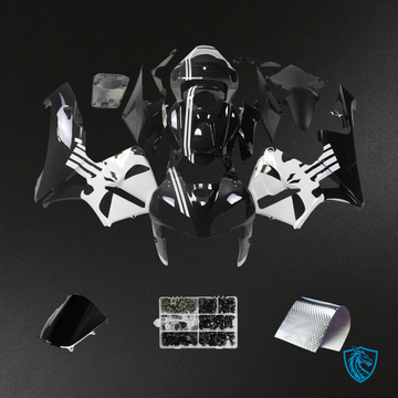 Honda CBR600RR (2005-2006) Black & White - Fairing Kit