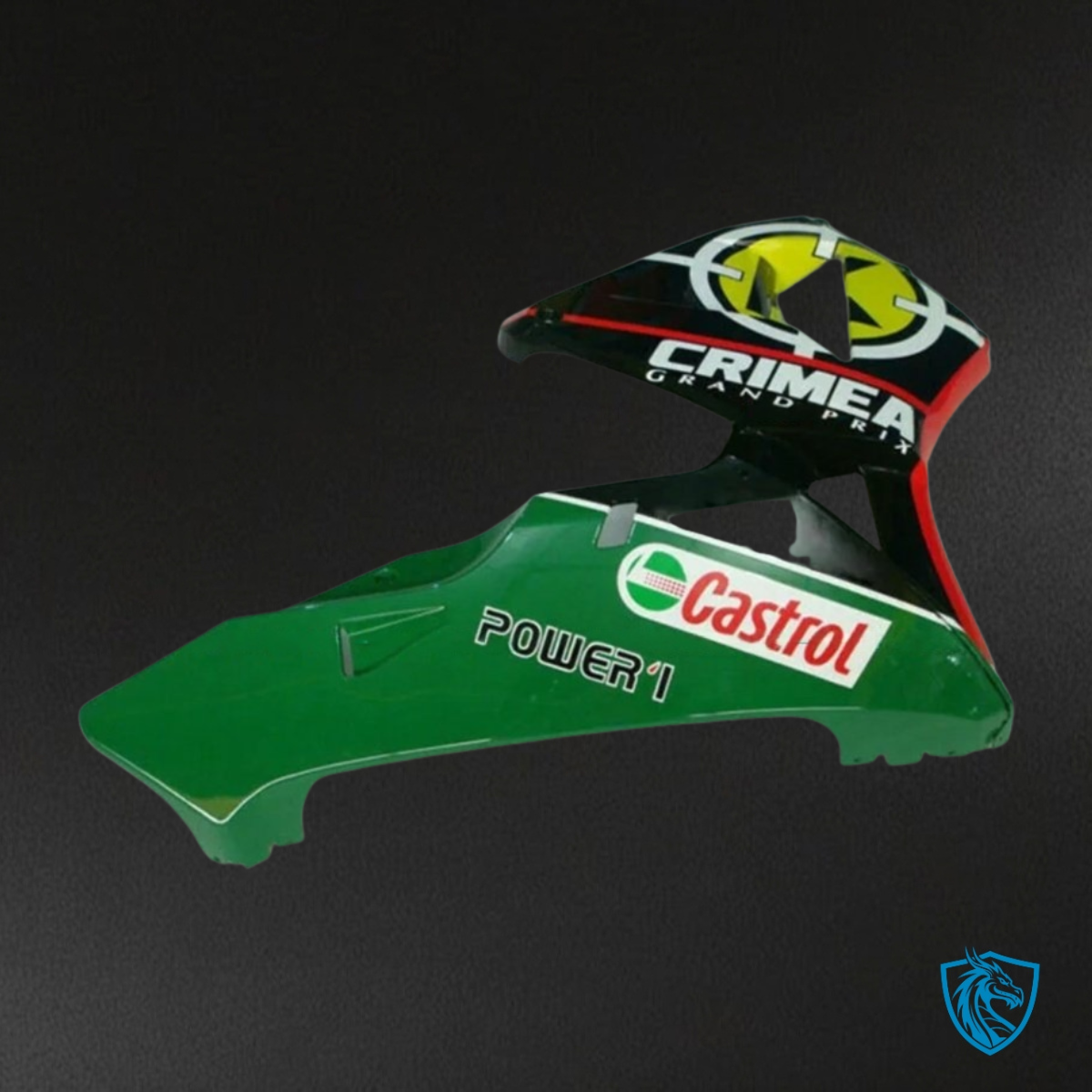 Honda CBR600RR (2005-2006) Glossy Black, Green & Yellow Fairing Kit - Aftermarket ABS Bodywork