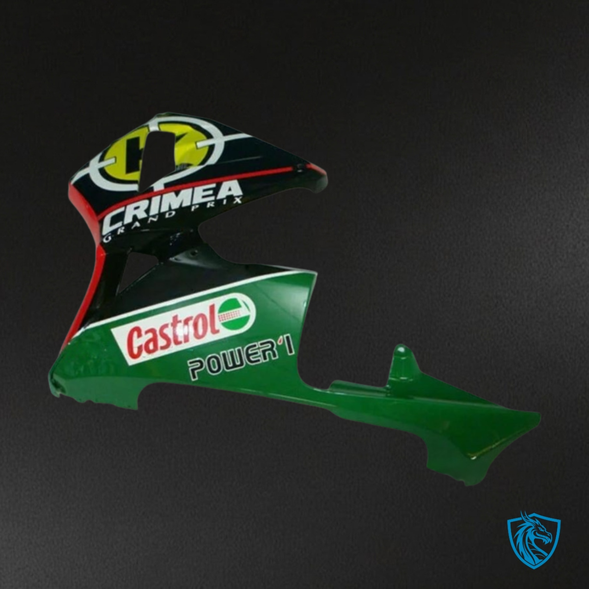 Honda CBR600RR (2005-2006) Glossy Black, Green & Yellow Fairing Kit - Aftermarket ABS Bodywork