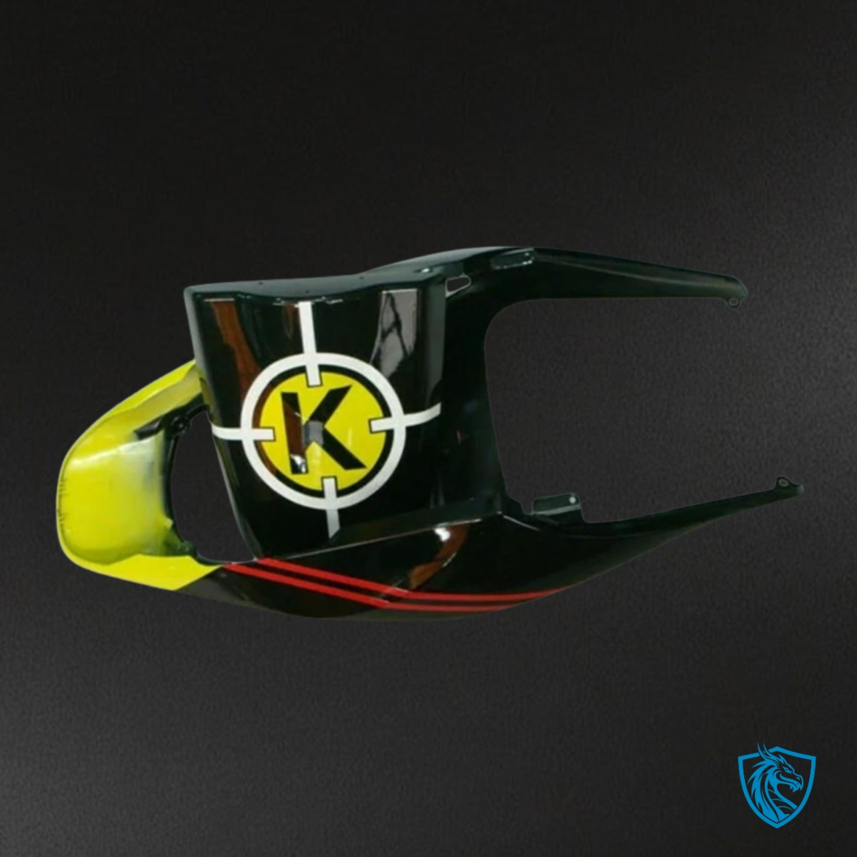 Honda CBR600RR (2005-2006) Glossy Black, Green & Yellow Fairing Kit - Aftermarket ABS Bodywork