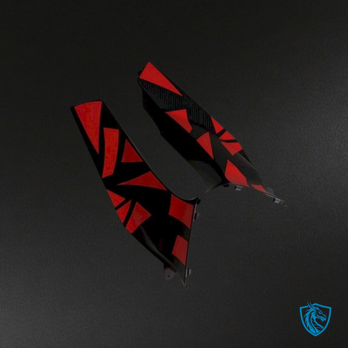 Honda CBR600RR (2005-2006) Black & Red Camouflage Fairing Kit | ABS Bodywork