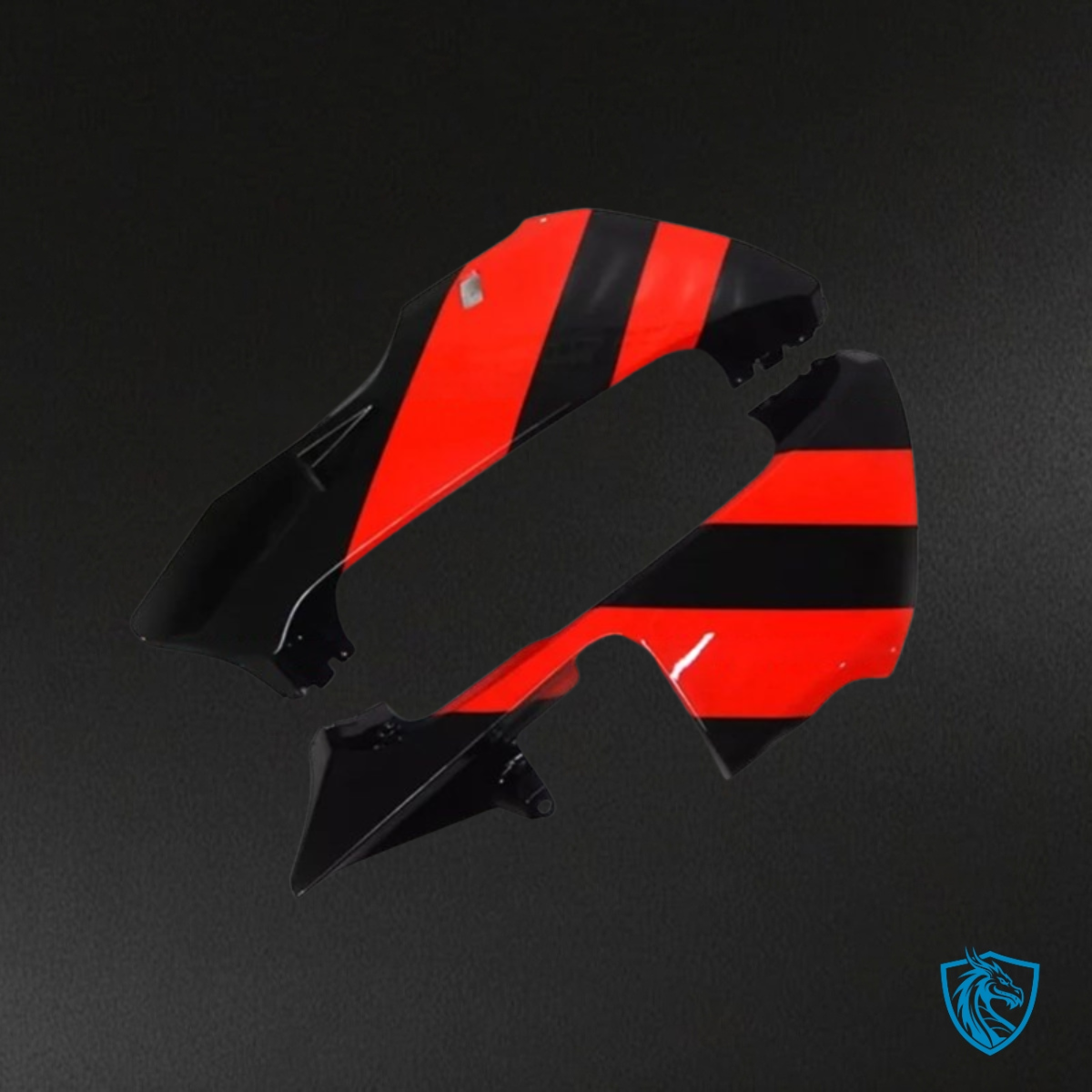 Honda CBR600RR (2005-2006) Glossy Black & Red - MERGEment Motorcycle Fairings Kit