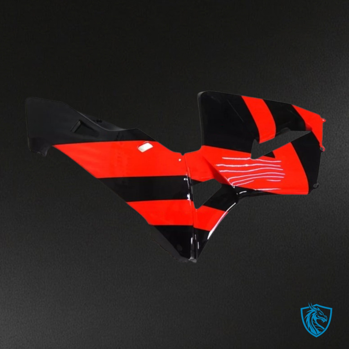 Honda CBR600RR (2005-2006) Glossy Black & Red - MERGEment Motorcycle Fairings Kit