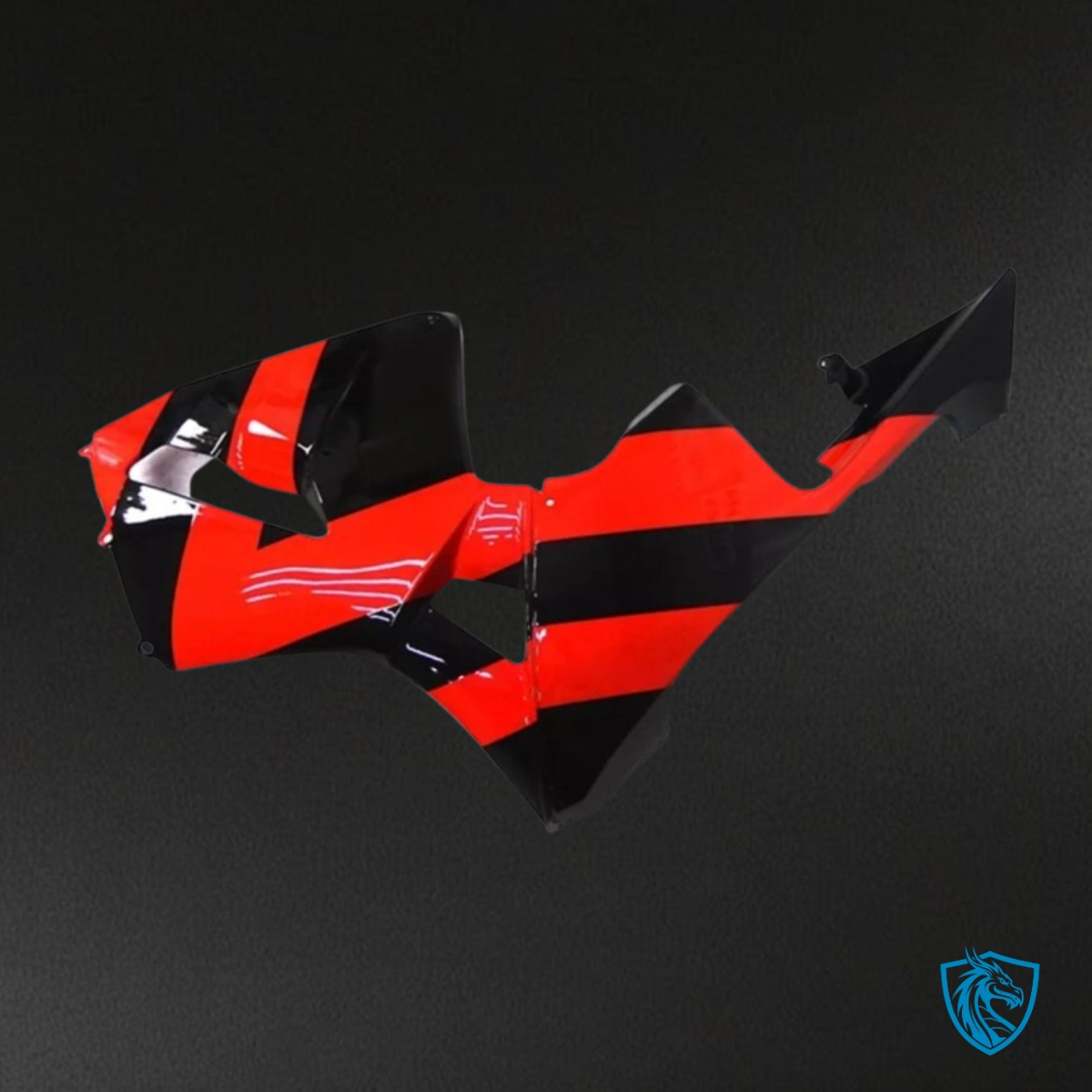 Honda CBR600RR (2005-2006) Glossy Black & Red - MERGEment Motorcycle Fairings Kit