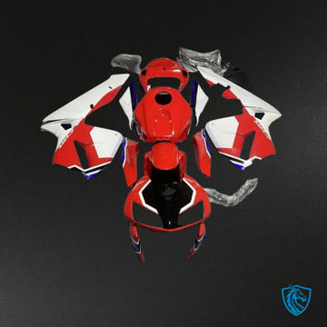 Honda CBR600RR (2005-2006) Gloss Red & White - MERGEment Motorcycle Fairings Kit