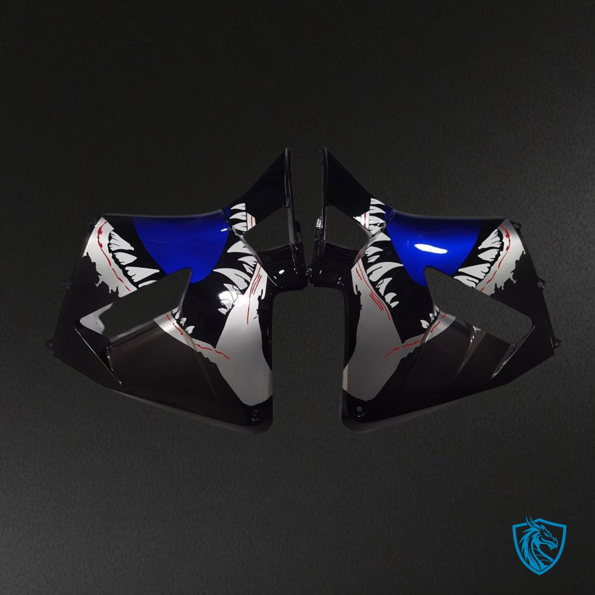 Honda CBR600RR (2005-2006) Blue & Gray Shark Fairing Kit | ABS Bodywork