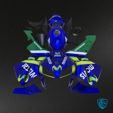 Honda CBR600RR (2005-2006) Blue & Green Movistar Fairing Kit | ABS Bodywork