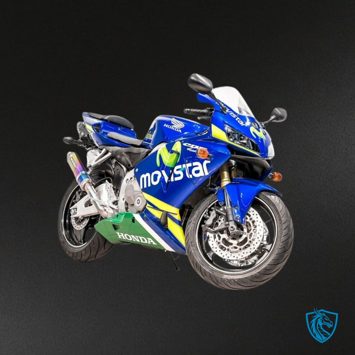 Honda CBR600RR (2005-2006) Blue & Green Movistar Fairing Kit | ABS Bodywork