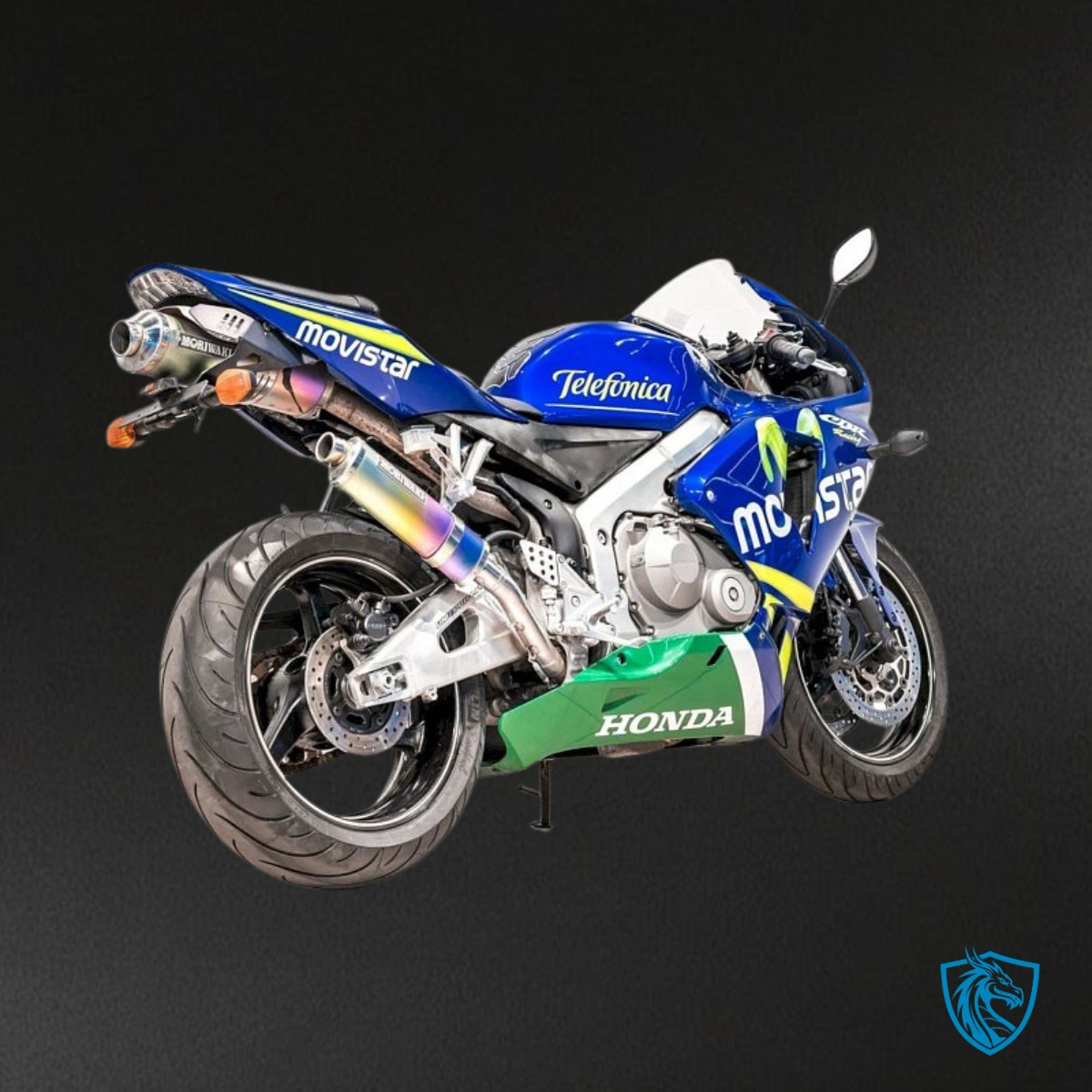Honda CBR600RR (2005-2006) Blue & Green Movistar Fairing Kit | ABS Bodywork