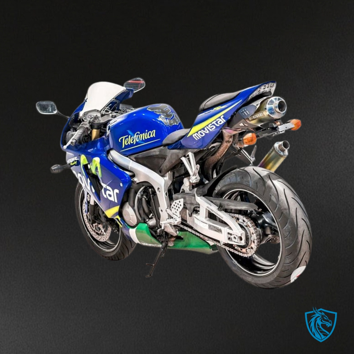 Honda CBR600RR (2005-2006) Blue & Green Movistar Fairing Kit | ABS Bodywork