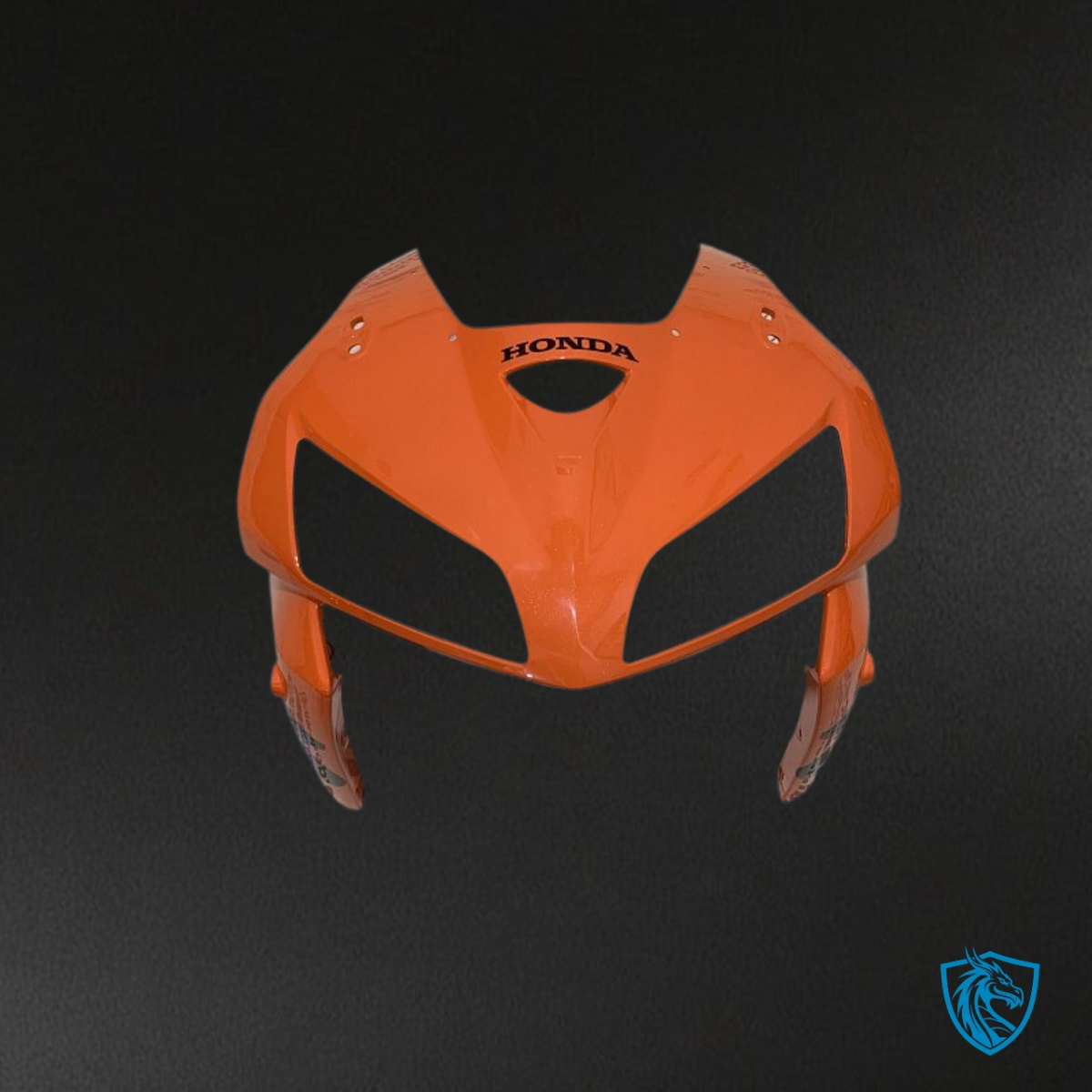 Honda CBR600RR (2005-2006) Orange & Black Flame Fairing Kit - Aftermarket ABS Bodywork