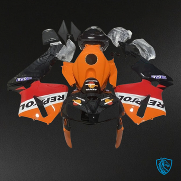 Honda CBR600RR (2005-2006) Orange, Black & Red Repsol Fairing Kit | ABS Bodywork