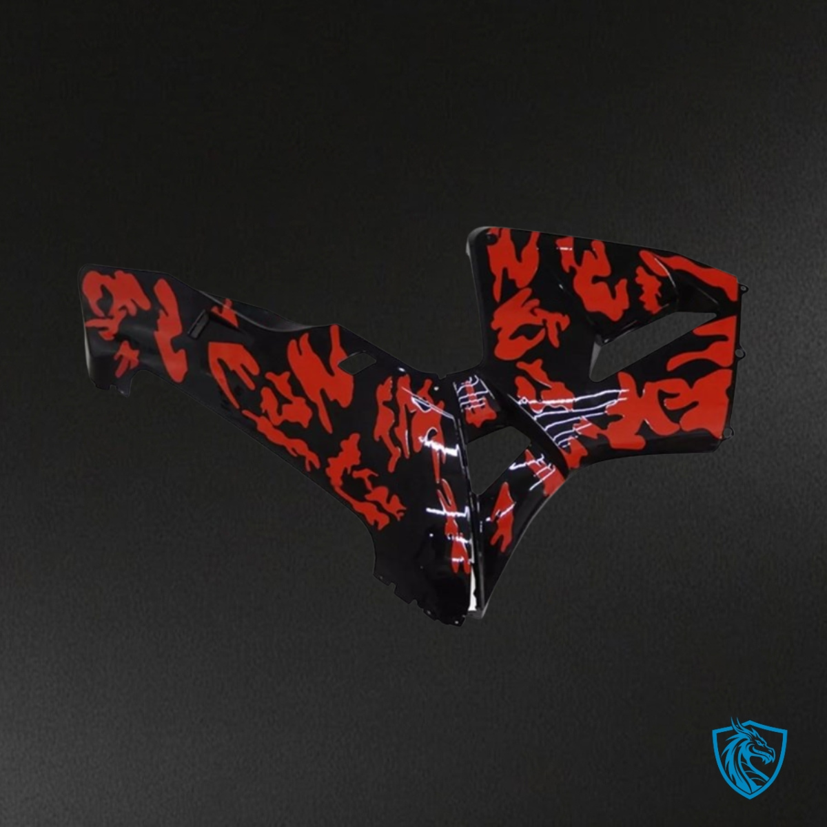 Honda CBR600RR (2005-2006) Red & Black Camo Fairing Kit | ABS Bodywork