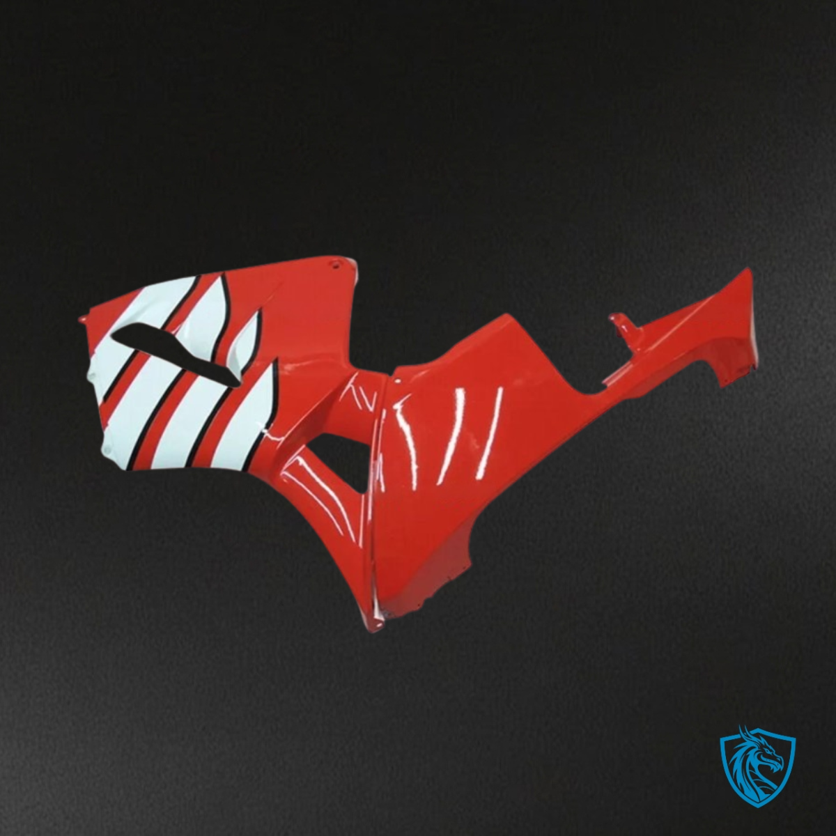 Honda CBR600RR (2005-2006) Red & White Fairing Kit - Aftermarket ABS Bodywork