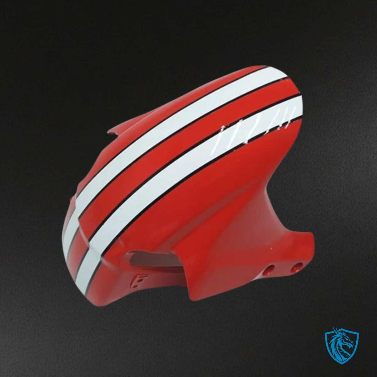 Honda CBR600RR (2005-2006) Red & White Fairing Kit - Aftermarket ABS Bodywork