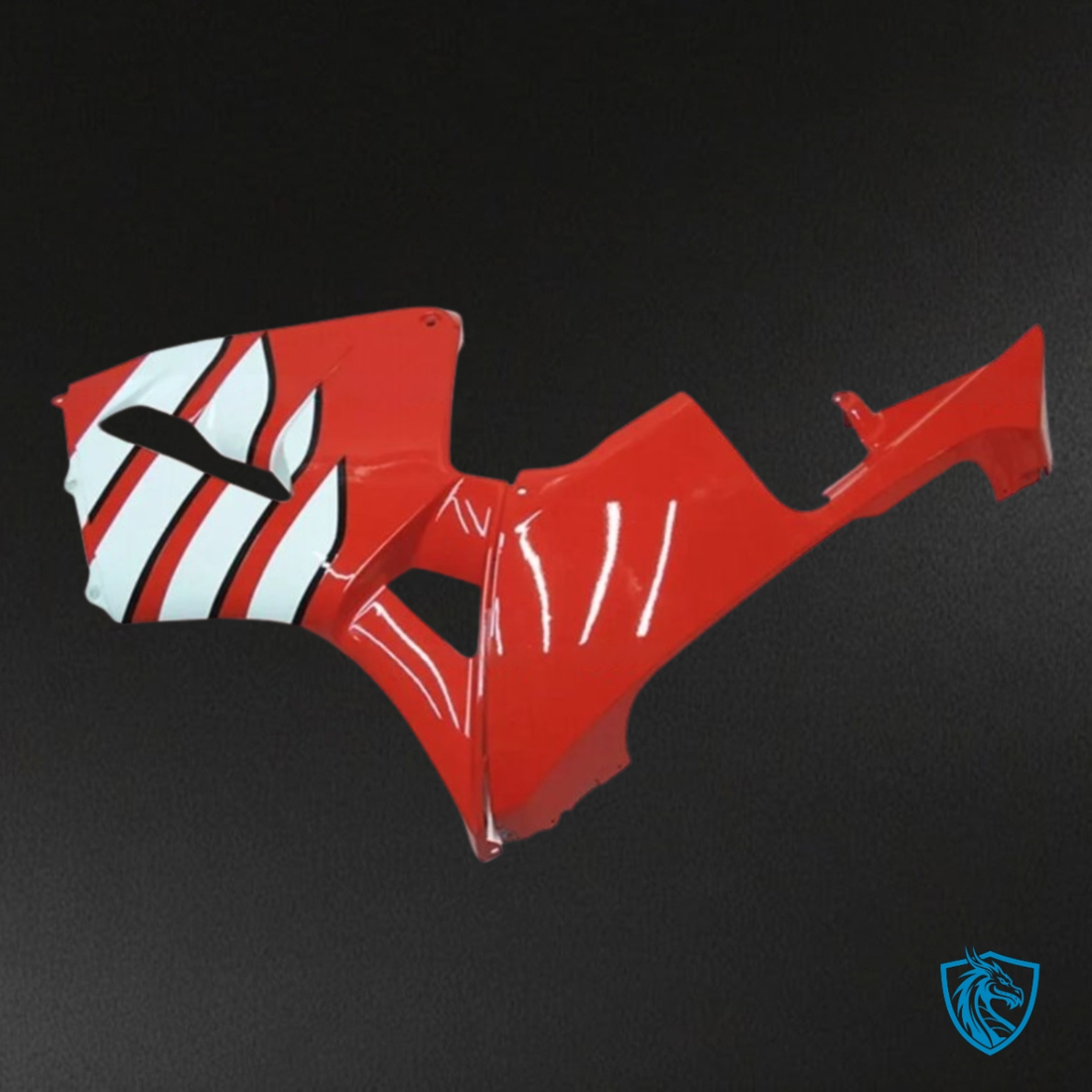 Honda CBR600RR (2005-2006) Red & White Stripes Fairing Kit | ABS Bodywork