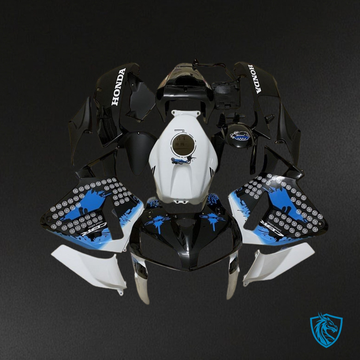 Honda CBR600RR (2005-2006) Glossy Blue, White & Black - Aftermarket ABS Bodywork