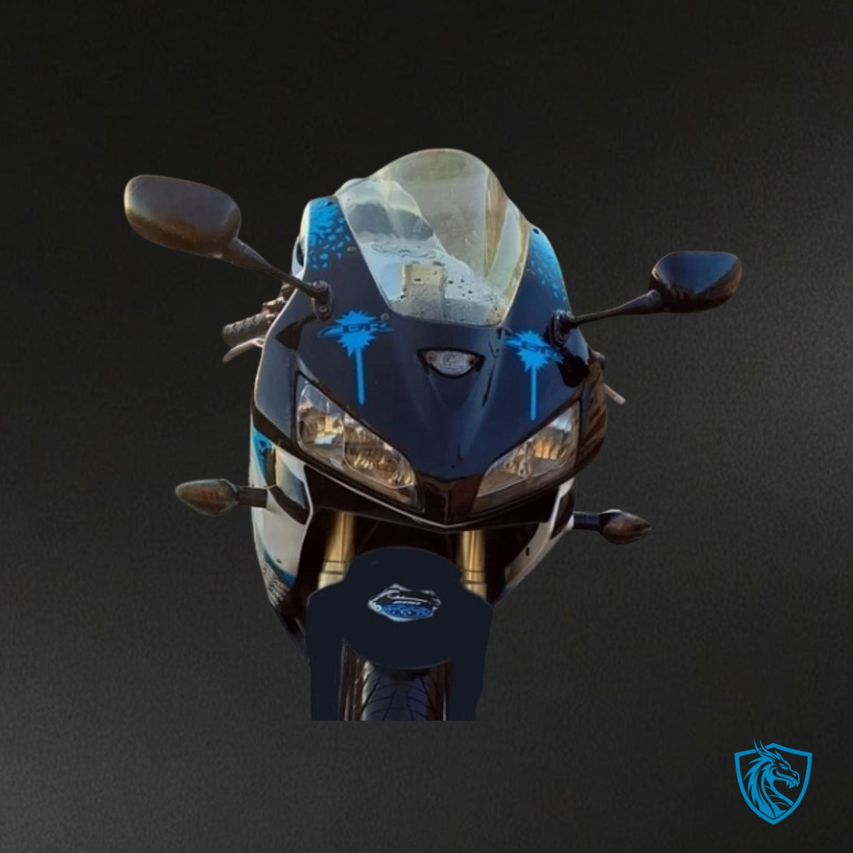Honda CBR600RR (2005-2006) Glossy Blue, White & Black - Aftermarket ABS Bodywork