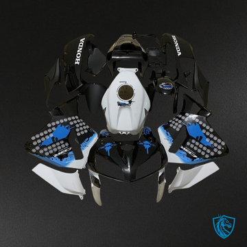 Honda CBR600RR (2005-2006) White & Black - MERGEment Motorcycle Fairings Kit