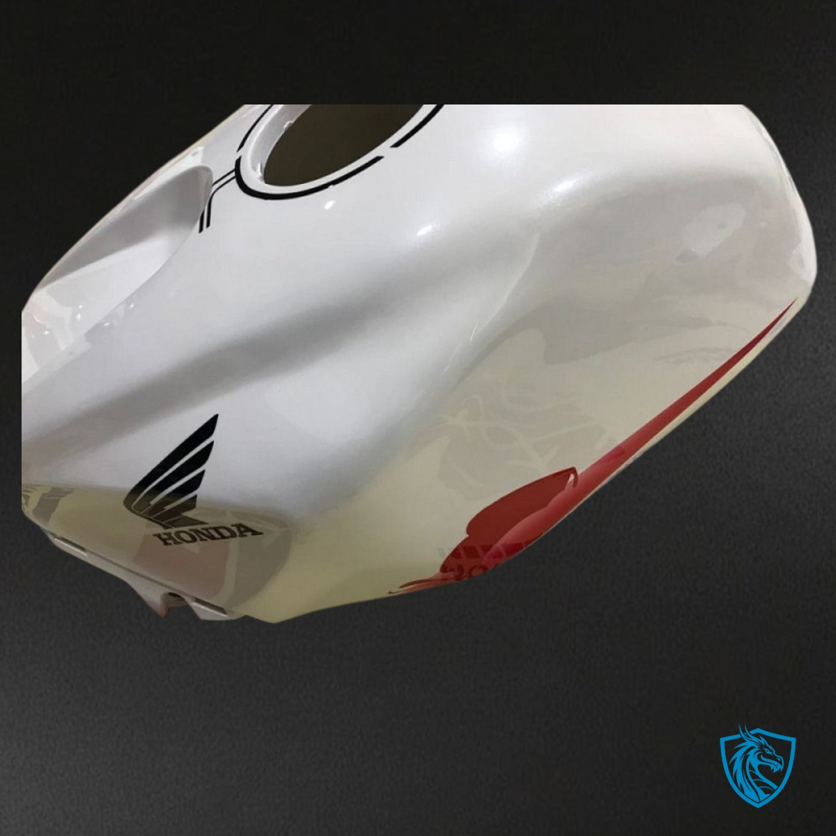 Honda CBR600RR (2005-2006) White & Black - Custom ABS Fairing Kit