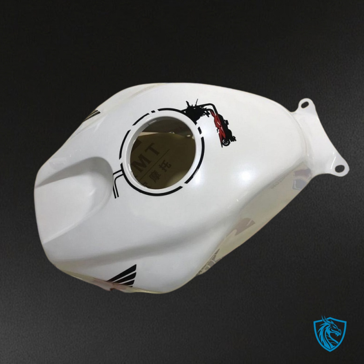 Honda CBR600RR (2005-2006) White & Black - Custom ABS Fairing Kit