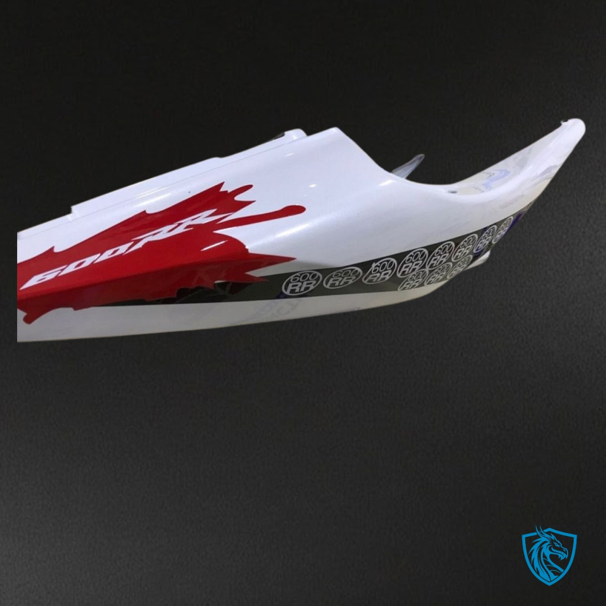Honda CBR600RR (2005-2006) White & Black - Custom ABS Fairing Kit