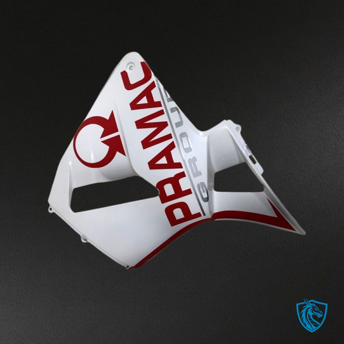 Honda CBR600RR (2005-2006) White & Red - Custom ABS Fairing Kit