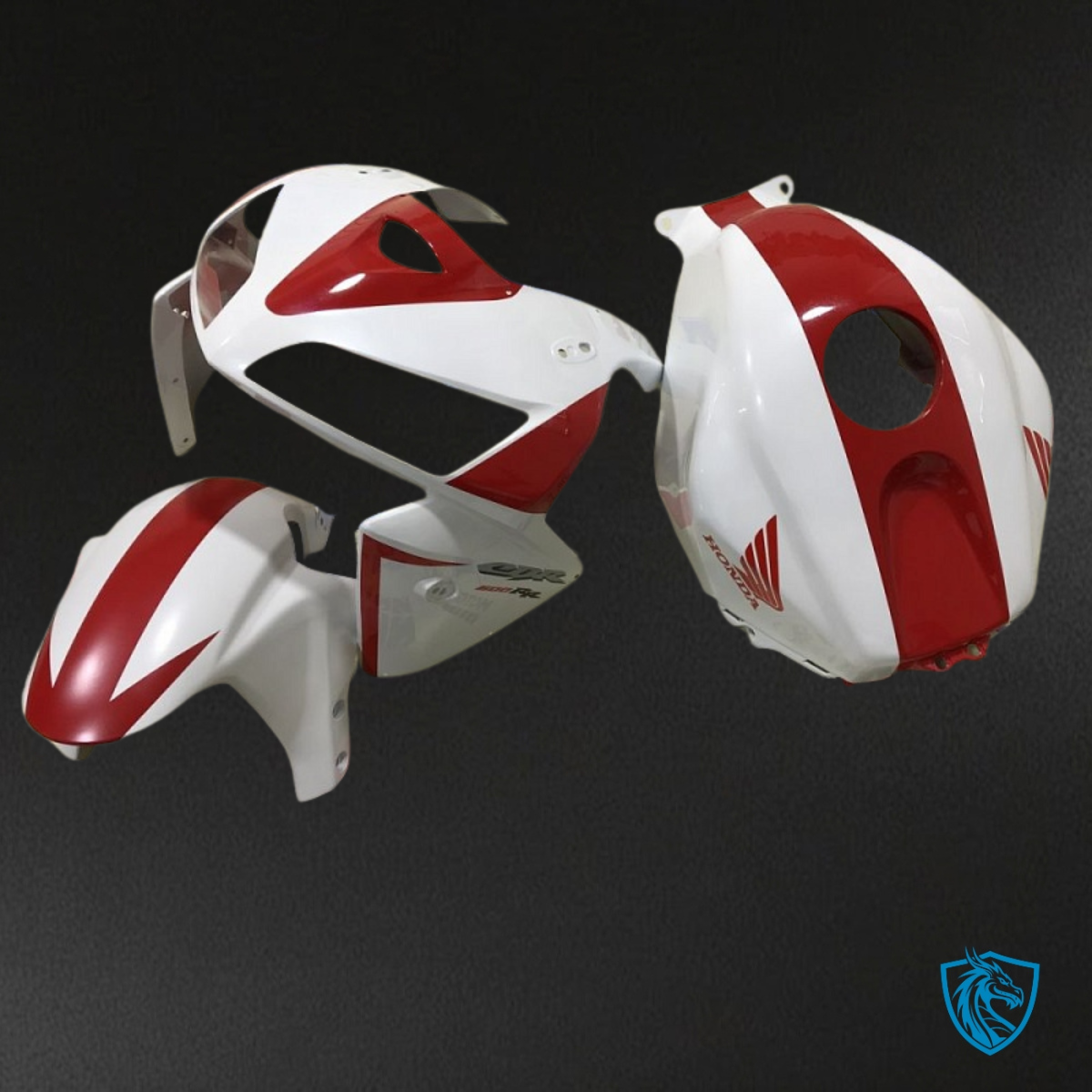 Honda CBR600RR (2005-2006) White & Red Fairing Kit | ABS Bodywork