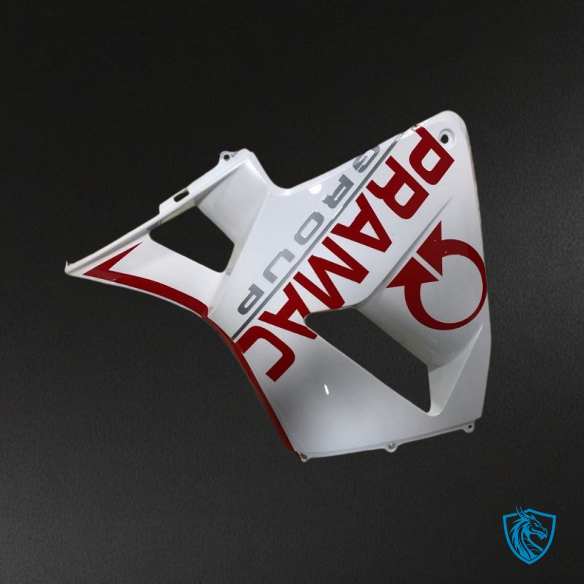 Honda CBR600RR (2005-2006) White & Red - Custom ABS Fairing Kit