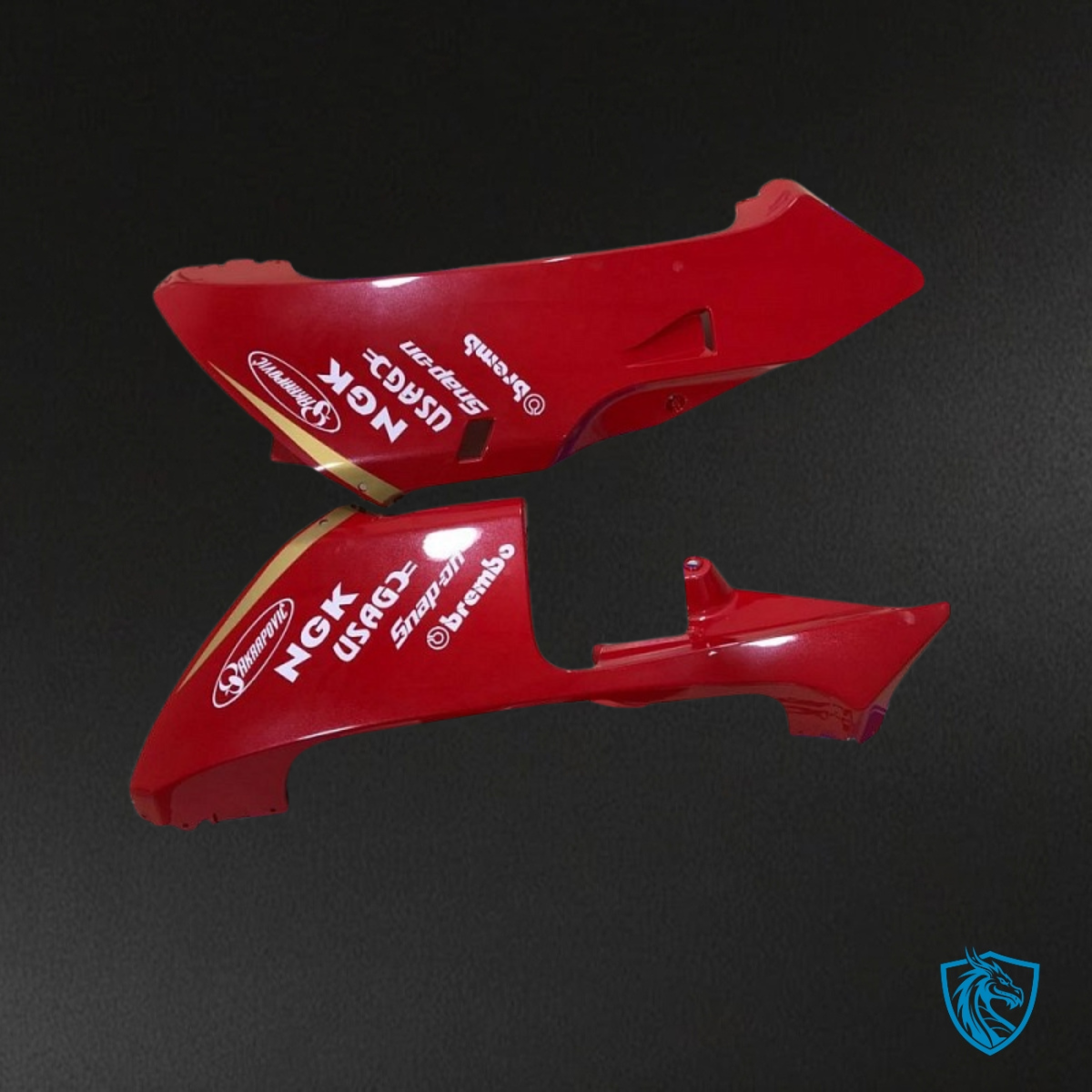 Honda CBR600RR (2005-2006) White & Red - Custom ABS Fairing Kit