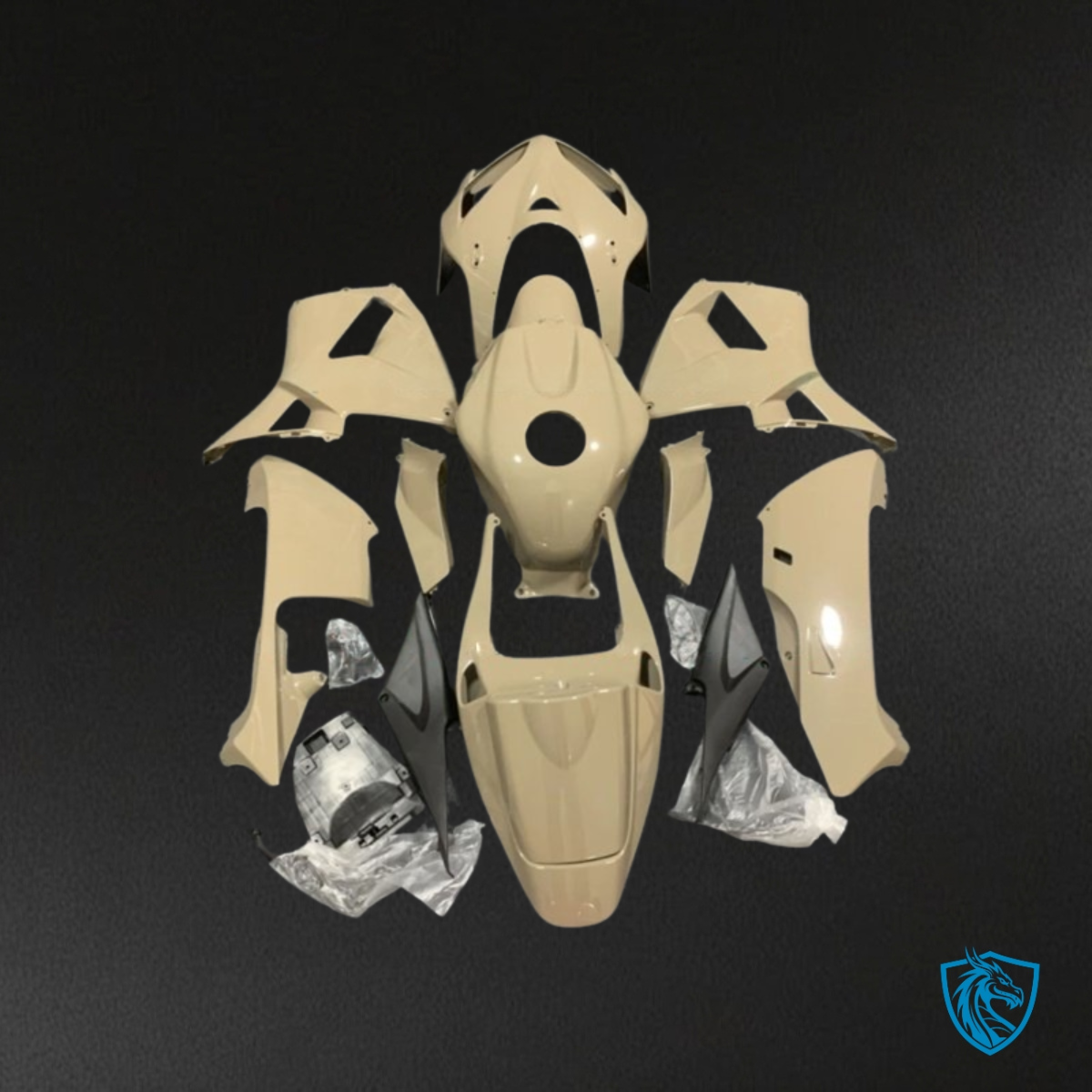 Honda CBR600RR (2005-2006) Beige Plastic Kit - MERGEment Motorcycle Fairings Kit