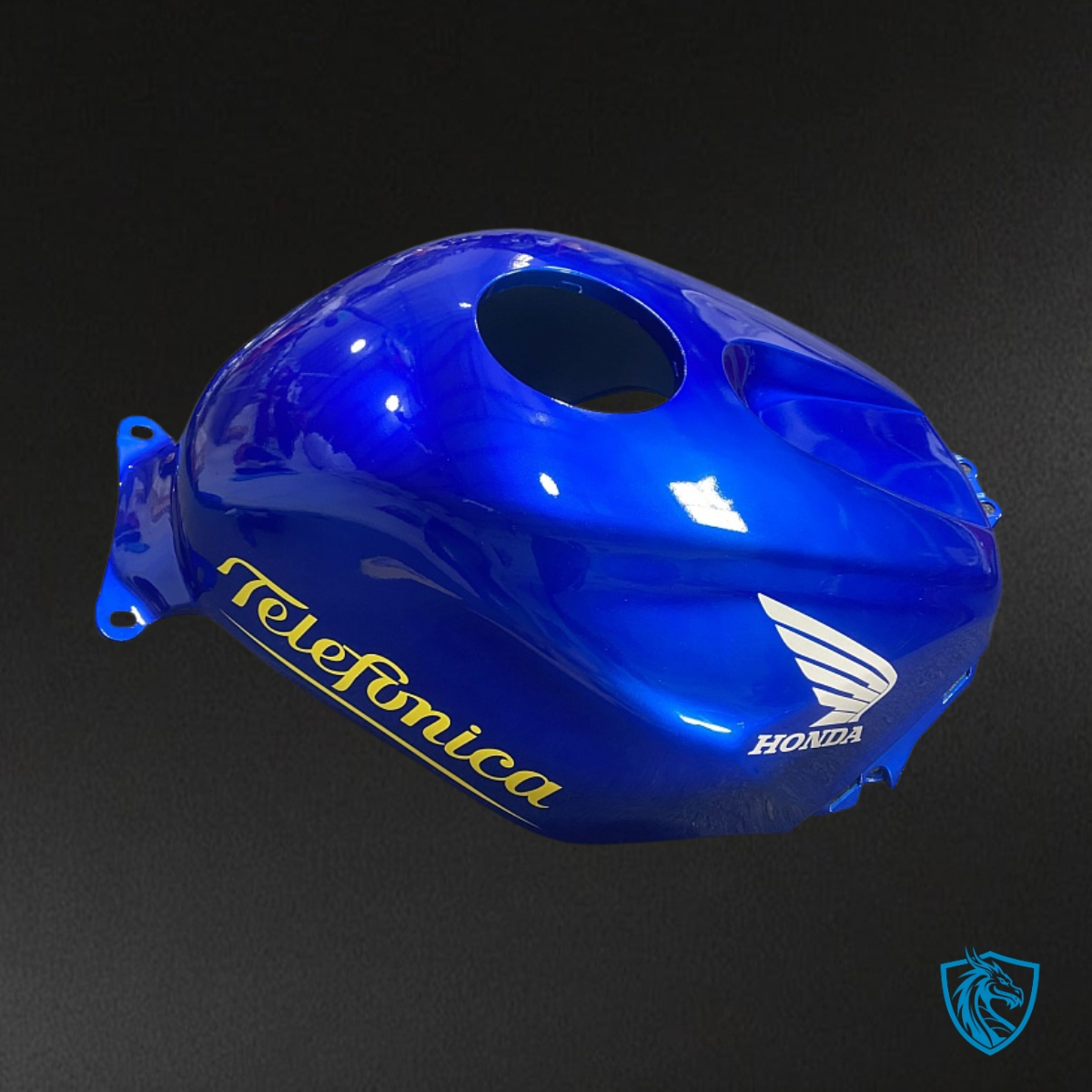 Honda CBR600RR (2005-2006) Yellow, Blue & Movistar Red - Custom ABS Fairing Kit