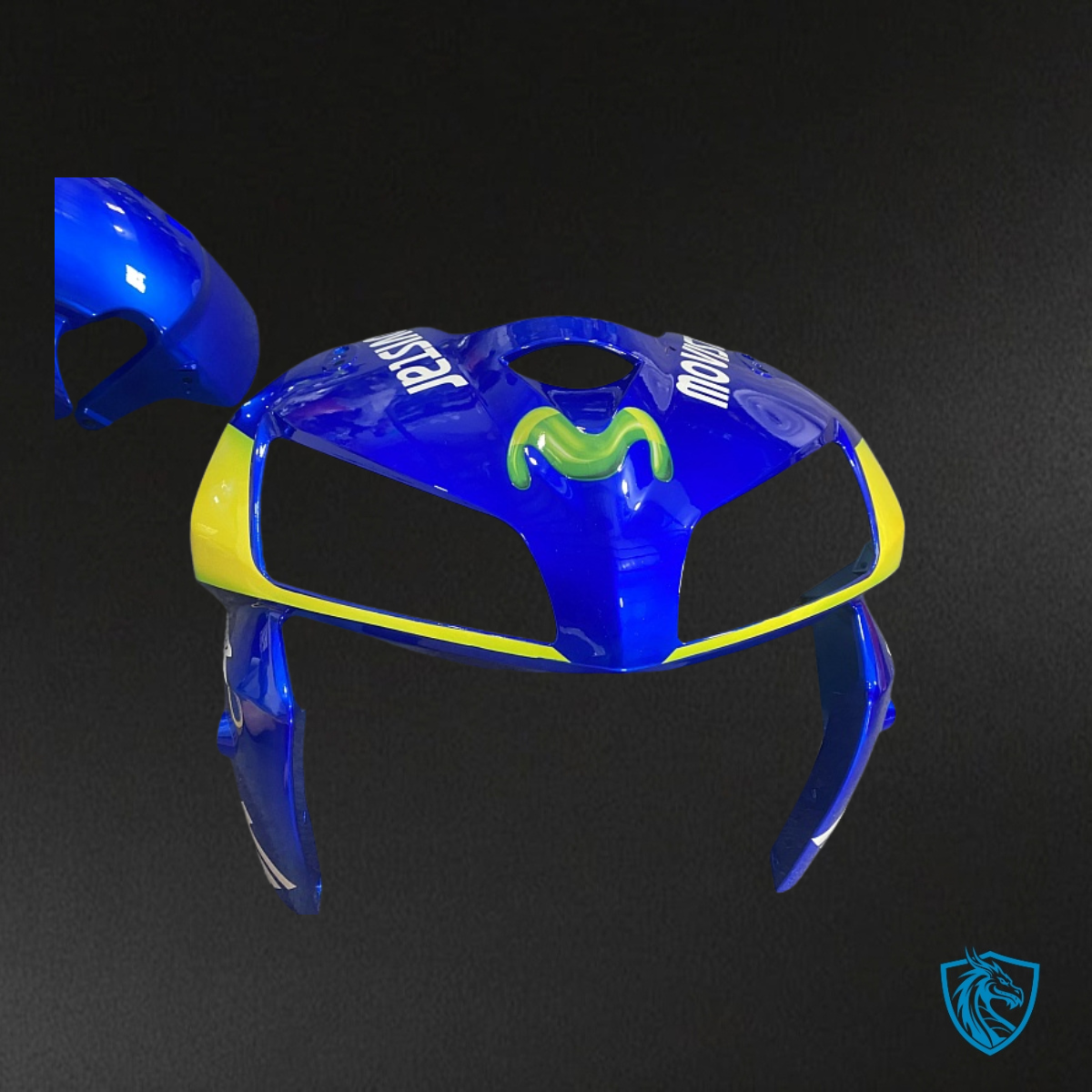 Honda CBR600RR (2005-2006) Yellow, Blue & Movistar Red - Custom ABS Fairing Kit