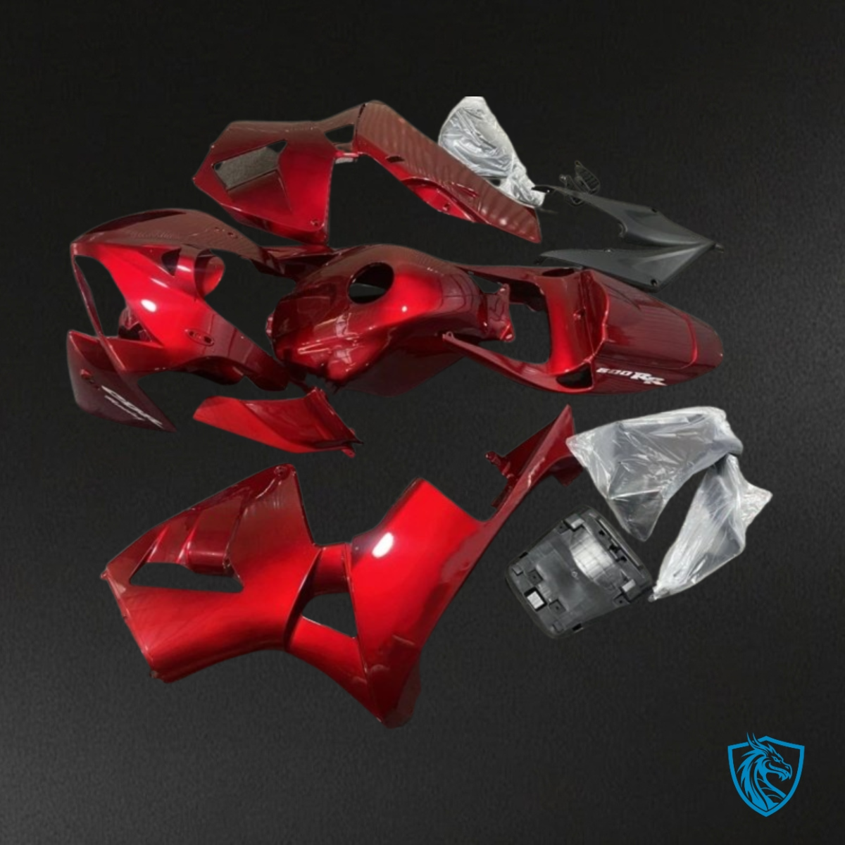 Honda CBR600RR (2005-2006) Glossy Red Fairing Kit | ABS Bodywork